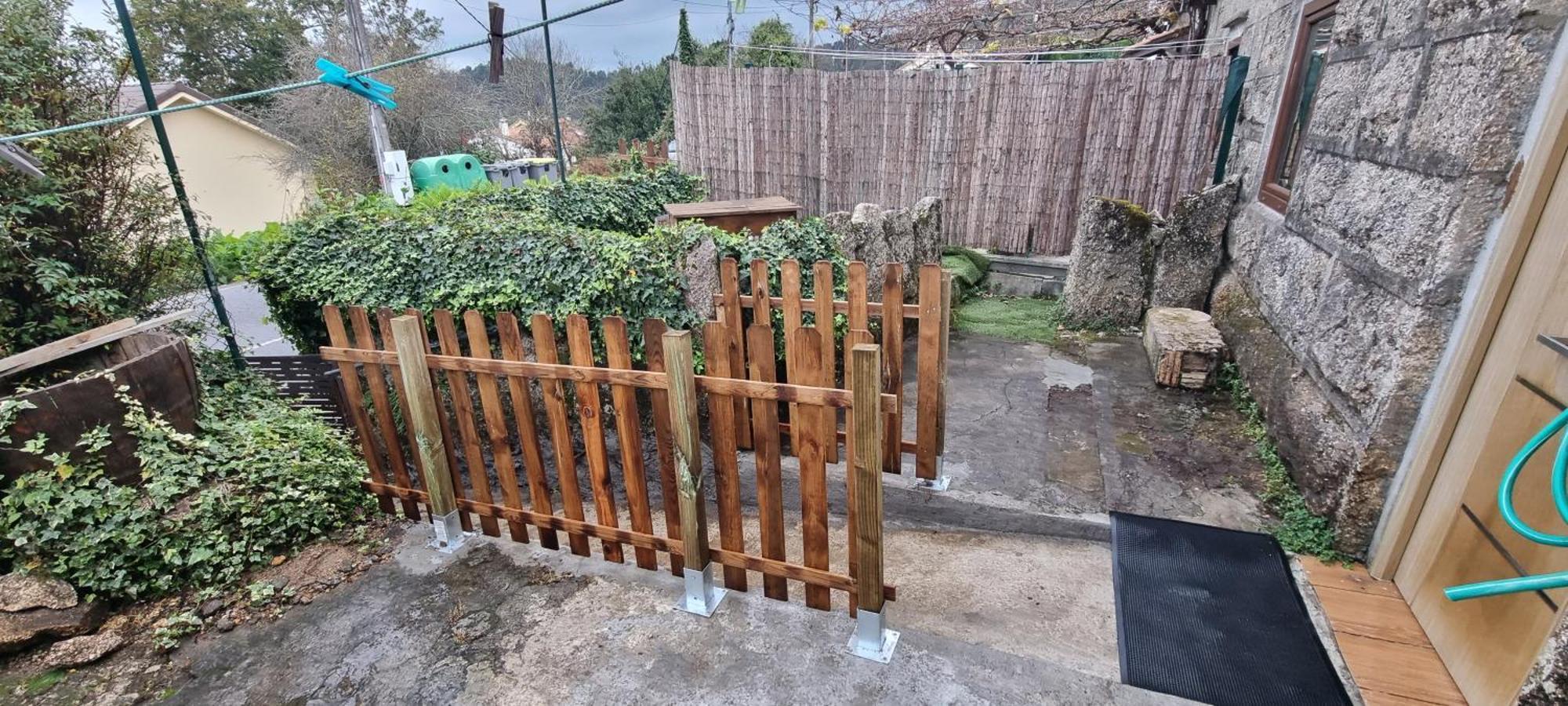 圣地亚哥－德孔波斯特拉Tipica Casa De Piedra别墅 外观 照片